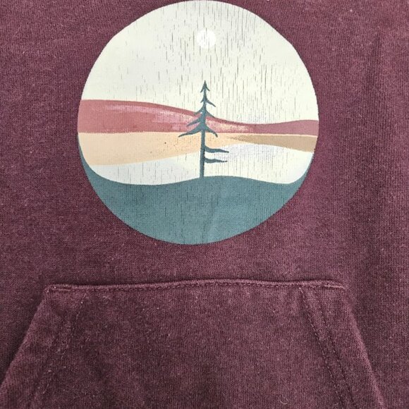 Tentree Maroon Hoodie for Toddler - Size 2T - Picture 2 of 5